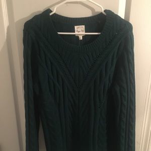 Emerald green never been worn sweater